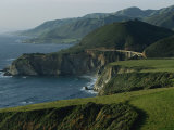 Scenic View of the Bridge over Bixby Creek and the Pacific Coast