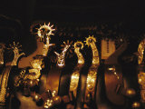 A Close View of a Variety of Western Spurs in Old Santa Fe
