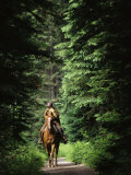 Horseback Riding on an Emerald Lake Lodge Bridle Trail