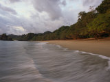 The Surf Upon the Beach in Manuel Antonio National Park in Costa Rica