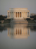 The Lincoln Memorial Casts a Reflection in a Nearby Pool