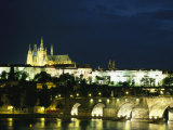 An Evening View of the Skyline of Old Prague