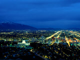 Salt Lake City at Night