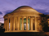A Twilight View of the Jefferson Memorial