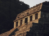 A Close View of a Pyramid at Palenque