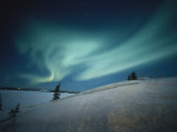The Aurora Borealis Creates Swirls of Light Across the Sky