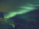 The Aurora Borealis Creates Light Patterns in the Northern Sky