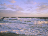 Foamy Surf Upon a Beach