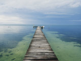 An Empty Dock Leads off into the Distance