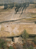 A Detail of the Cliff Dwelling Ruins