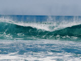 The Surf Crashes on the Australian Shoreline Near Kalbarri
