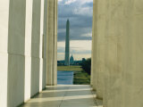A View of the Washington Monument and the Capitol as Seen from the Lincoln Memorial