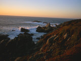 Sunset Along the Coastline of Big Sur in California