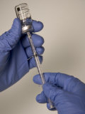 Medicine is Drawn into a Syringe