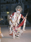 A Dakota Sioux Indian Dances a Traditonal Dance