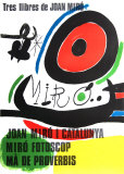 Tres libres de Joan Miro (Barcelona) 1970