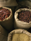 Herbs and Spices Sold at a Market