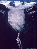 Tazlina Glacier Among Chugach Mountains