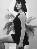Bathing Suit and Cap Featuring the Cleopatra Look