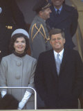 President Kennedy with First Lady Jackie at His Inauguration