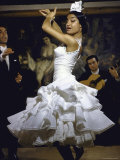 Flamenco Dancer Maria Albaicin Performing