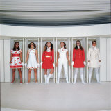 Models Wearing Fashions Designed by Andre Courreges