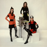 Models Wearing Fashions Designed by Pierre Cardin