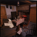 Kitchen Used by John Adams as a Law Office in His Farmhouse in Braintree  Massachusetts