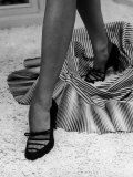 Artful Shot of Model Showing Off a Pair of High Heel Shoes