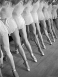 Legs of Ballerinas Belonging to the School of American Ballet