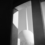 View of the Perisphere and Trylon  Icons of the 1939 New York World's Fair