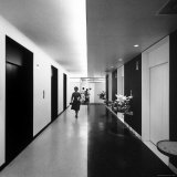 Elevator Bank in the New Time and Life Building