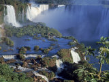 Iguassu or Iguacu Waterfalls  Formerly Known as Santa Maria Falls  on the Brazil Argentina Border