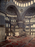 Interior of Mosque of Sultan Ahmed