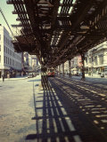 Elevated Rail and Streetcar in New York Times Square