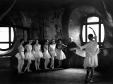 Ballerinas During Rehearsal For "Swan Lake" at Grand Opera de Paris