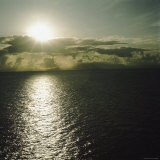 Sun Shining Brightly on Waters Off Dominica