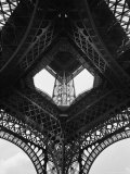 Low Angle of the Eiffel Tower
