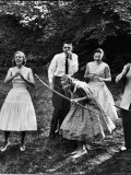 Archery Providing Entertainment at a Teenage Party