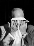 Dwight D Eisenhower Emotionally Crying After His Speech at the 82nd Airborne Luncheon