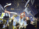 Sen Barry Goldwater Wins the Republican Presidential Nomination  Gold Coins Rain Down on Delegates