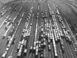 Aerial View Showing the Belt Railroad Clearing Yard