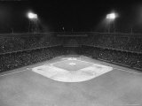 Aerial View Showing the Brooklyn Dodgers vs St Louis Cardinals Baseball Game at Ebbets Field