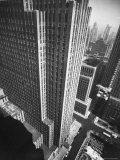Panorama of RCA Building at Rockefeller Center Between 49th and 50Th  on the Avenue of the Americas