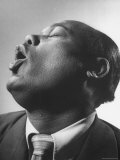 Close Up of Conductor of St Paul's Baptist Church Choir  Earl Hines Singing
