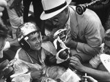 2nd Place Winner Richard Ballard Talking to Reporters After the Soap Box Derby