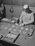 Faro Game in Progress in Las Vegas Casino