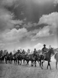 Cavalry in Maneuvers at Ft Francis Warren