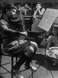 Gifted Child Playing the Violin