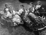 Hungarian Women in Traditional Costumes